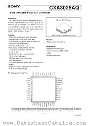 CXA3026 datasheet pdf SONY