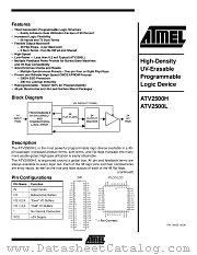 ATV2500L-30PC datasheet pdf Atmel