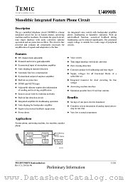 U4090B-FN datasheet pdf Atmel