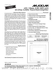 MAX104CHC datasheet pdf MAXIM - Dallas Semiconductor