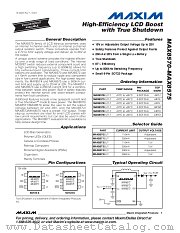 MAX8571EUT-T datasheet pdf MAXIM - Dallas Semiconductor