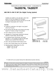 TA2057 datasheet pdf TOSHIBA