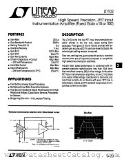 LT1102AM datasheet pdf Linear Technology