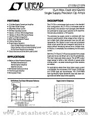 LT1179CJ datasheet pdf Linear Technology