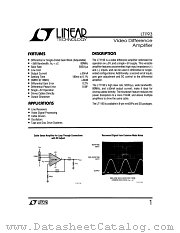 LT1193MJ8 datasheet pdf Linear Technology