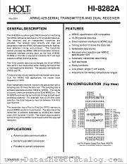 HI-8282ACDI datasheet pdf Holt Integrated Circuits