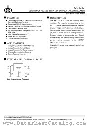 AIC1737-20 datasheet pdf Analog Integrations Corporation