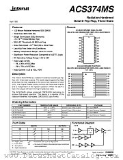 ACS374KMSR datasheet pdf Intersil
