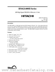 HM621400HJP-10 datasheet pdf Hitachi Semiconductor