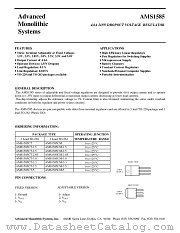 AMS1585CM-33 datasheet pdf Advanced Monolithic Systems