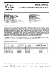 AMS285CS datasheet pdf Advanced Monolithic Systems