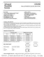 AMS2905CL-25 datasheet pdf Advanced Monolithic Systems