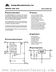 AME8842JEHA datasheet pdf Analog Microelectronics