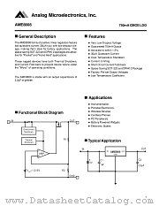 AME8808NECS datasheet pdf Analog Microelectronics