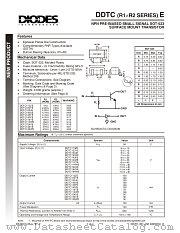 DDTC114WE-7 datasheet pdf Diodes