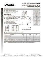 DDTA123TE-7 datasheet pdf Diodes