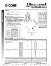 DDTA143XE-7 datasheet pdf Diodes