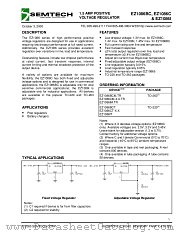 EZ1086BCT datasheet pdf Semtech