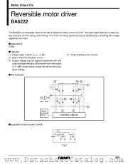 BA6222 datasheet pdf ROHM