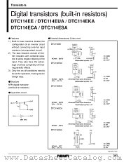 DTC114EKA datasheet pdf ROHM
