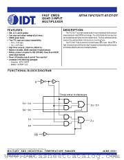 IDT54FCT257CTLSO datasheet pdf IDT