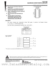 74AC11008PW datasheet pdf Texas Instruments