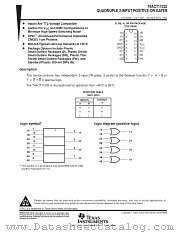 74ACT11032DB datasheet pdf Texas Instruments