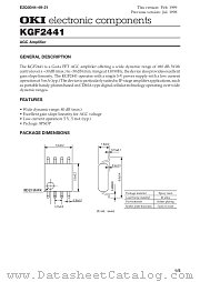 KGF2441 datasheet pdf OKI electronic eomponets