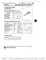 KSA1175 datasheet pdf Samsung Electronic