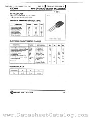 KSC1188 datasheet pdf Samsung Electronic