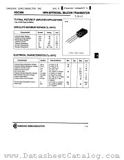 KSC388 datasheet pdf Samsung Electronic