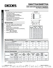 SMAT70A-13 datasheet pdf Diodes