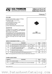 SMBJ13AC-TR datasheet pdf ST Microelectronics
