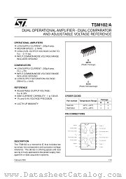 TSM102A datasheet pdf ST Microelectronics