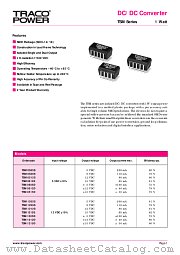 TSM1215S datasheet pdf Traco Electronic AG
