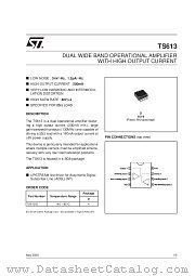 TS613D datasheet pdf ST Microelectronics