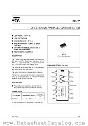 TS652D datasheet pdf ST Microelectronics