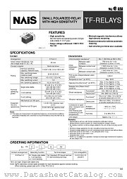 TF2-L-H-12V datasheet pdf Matsushita Electric Works(Nais)