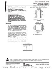 SN54AHCT125W datasheet pdf Texas Instruments