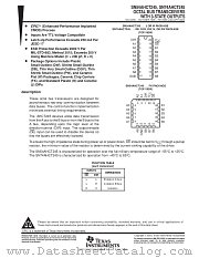 SN54AHCT245W datasheet pdf Texas Instruments