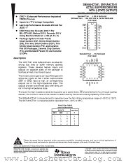 SN54AHCT541W datasheet pdf Texas Instruments