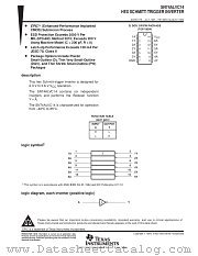 SN74ALVC14PW datasheet pdf Texas Instruments