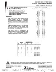 SN74CBT16209ADGV datasheet pdf Texas Instruments