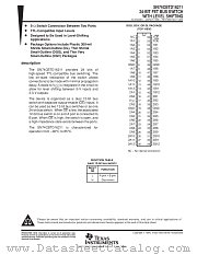 SN74CBTD16211DGG datasheet pdf Texas Instruments
