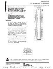 SN74CBTLV16211DGV datasheet pdf Texas Instruments