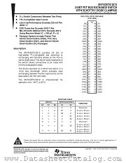 SN74CBTS16212DGV datasheet pdf Texas Instruments
