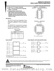 SN54ACT10W datasheet pdf Texas Instruments