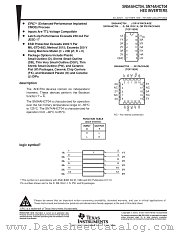 SN54AHCT04W datasheet pdf Texas Instruments