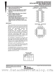SN54BCT2240FK datasheet pdf Texas Instruments