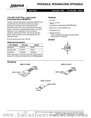 RFD3055LE datasheet pdf Intersil